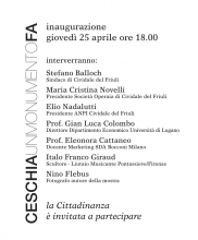 Ceschia. un monumento fa invito r