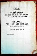Scuola d'arte applicata all'industria. Registro delle presenze. Anno scolastico 1879